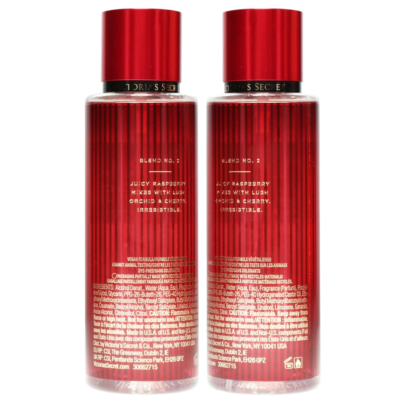 VICTORIA'S SECRET 250ML FRAGRANCE MIST LUSH CHERRY CREAM