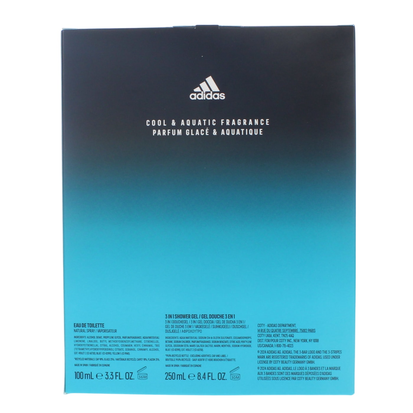 ADIDAS ICE DIVE SET 2PC