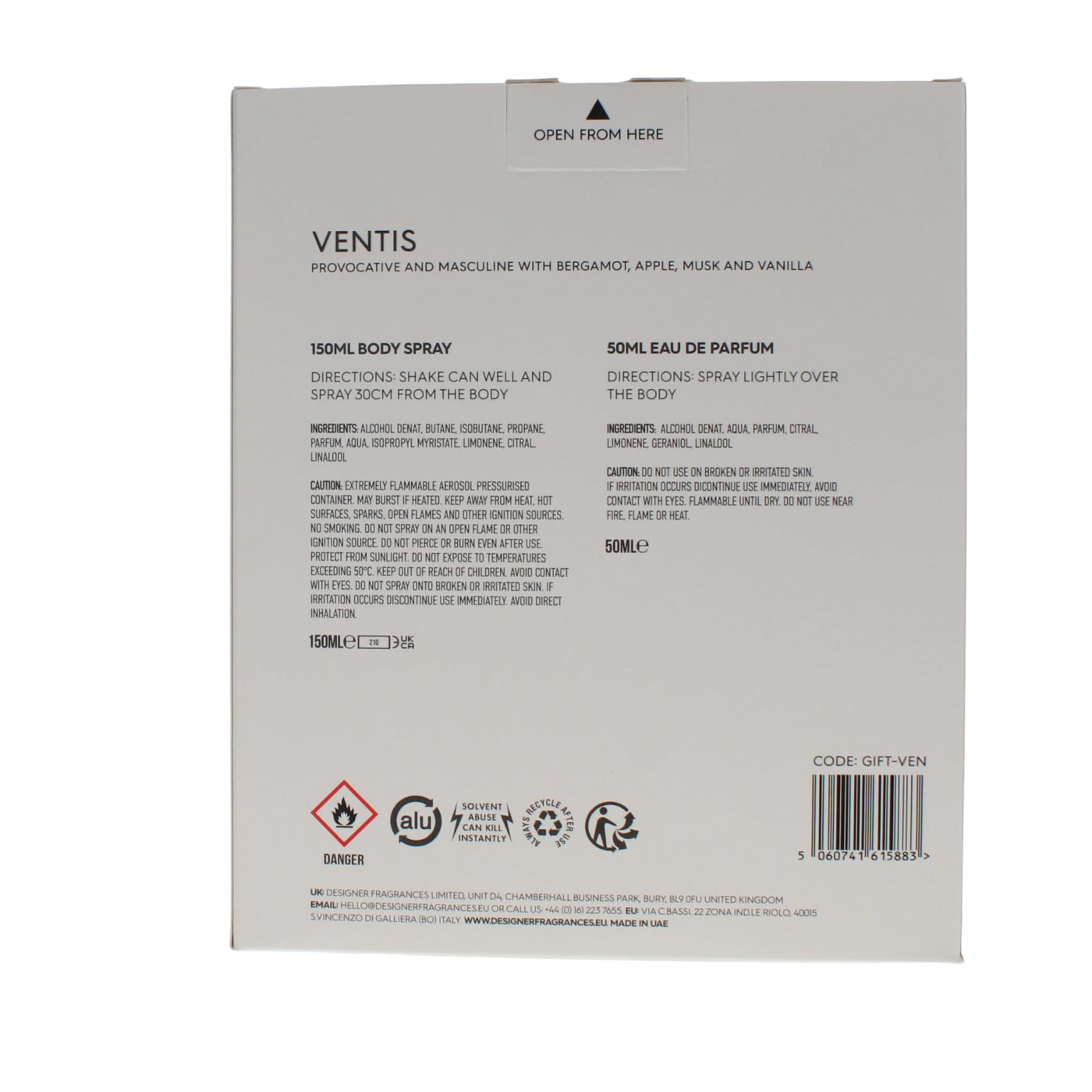DES FRAG VENTIS SET 2PC 07/28