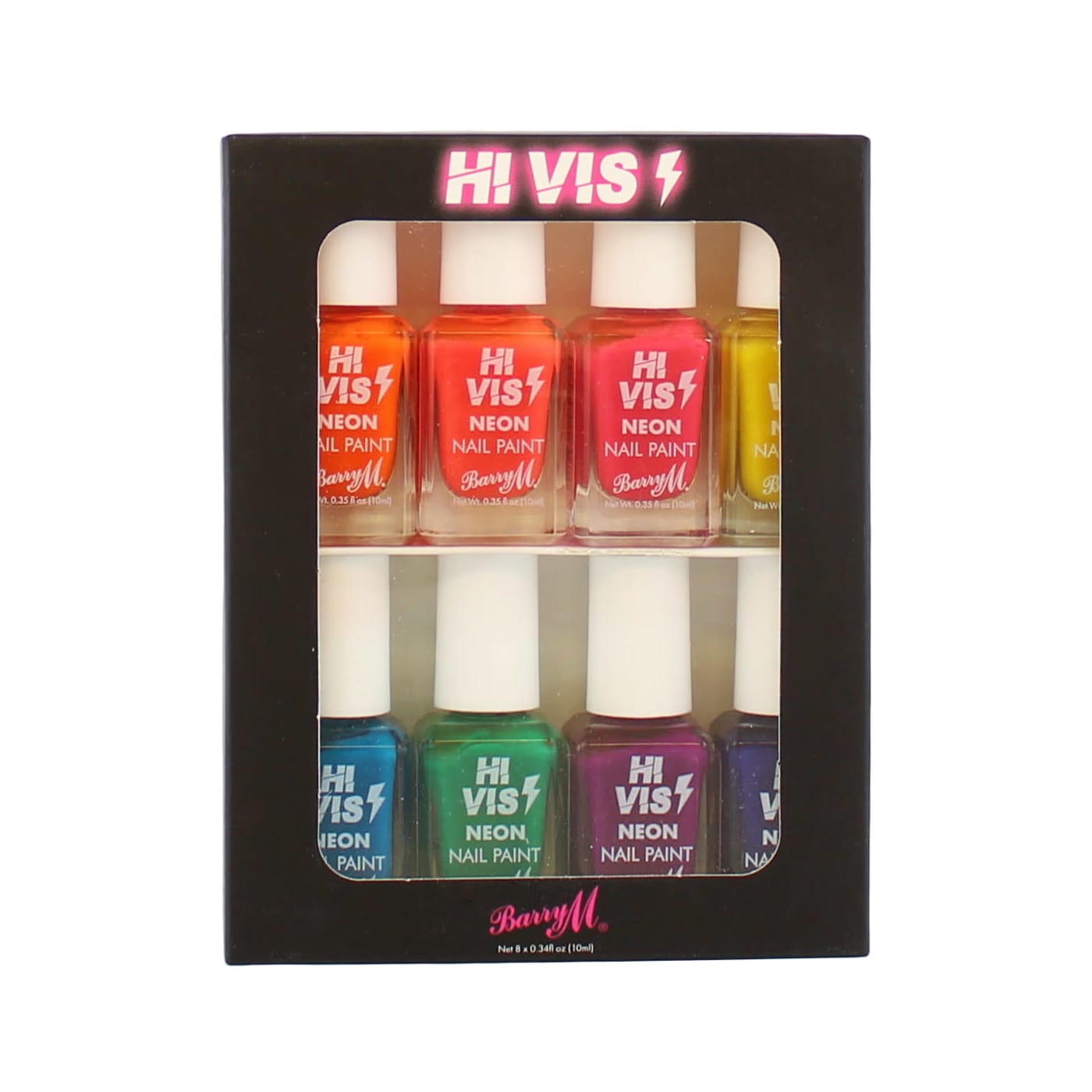 BARRY M HI VIS NAIL POLISH GS 8PC