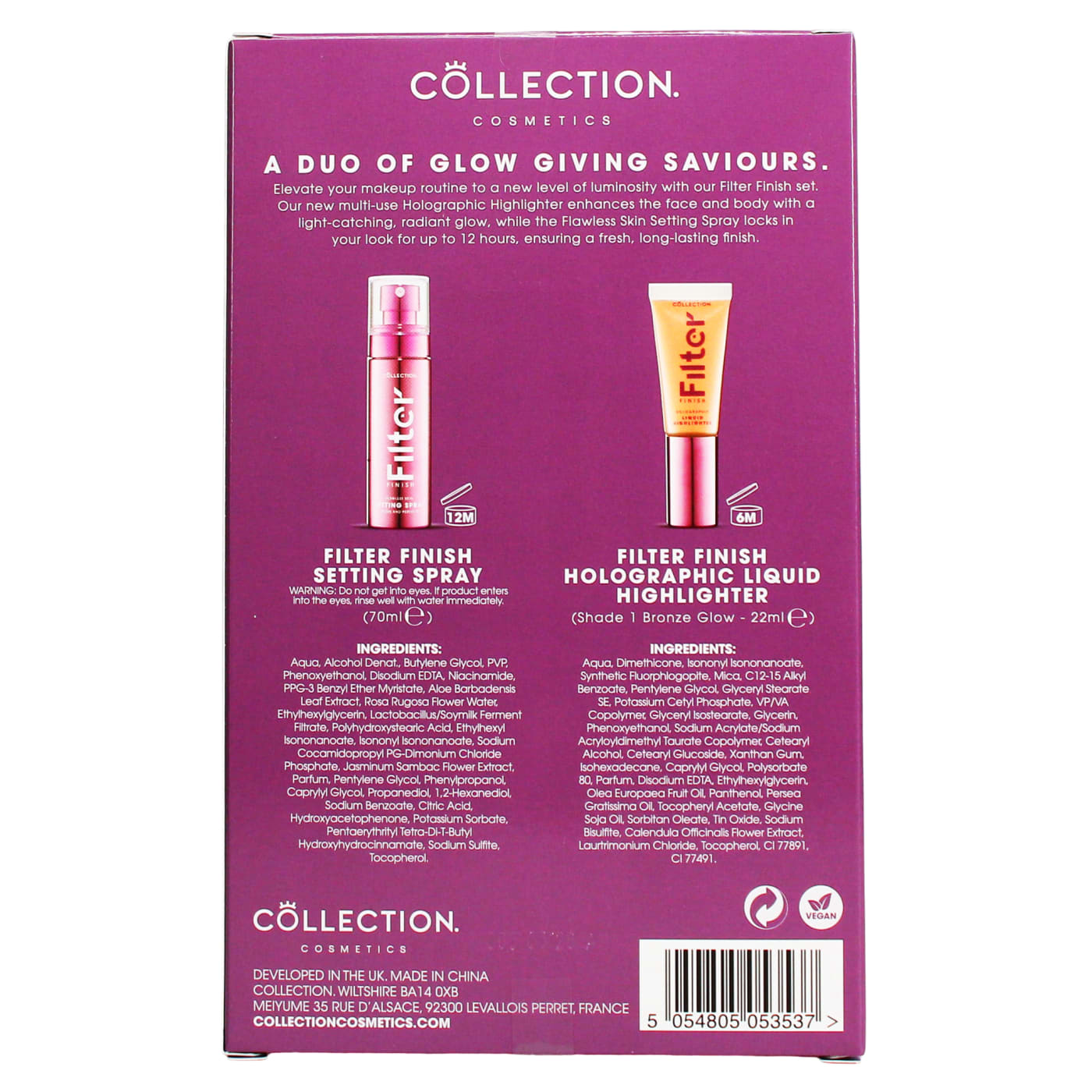 Collection Filter Finish Gift Set