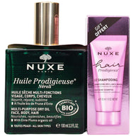 Nuxe Huile Prodigieuse Neroli 100ml Multi-Purpose Dry Oil & Nuxe Hair Prodigieux 30ml Shampoo High Shine Gift