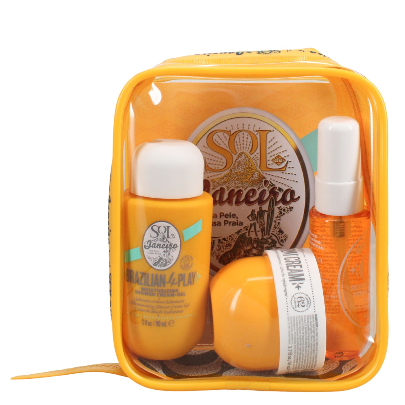 SOL DE JANEIRO BUM BUM JET SET 4PC (50ML BODY CREAM, 90ML SHOWER GEL, 30ML BODY MIST)