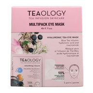 Teaology Multipack Eye Mask Gift Set 5pc (5x 5ml Smoothing Depuffing Eye Mask)