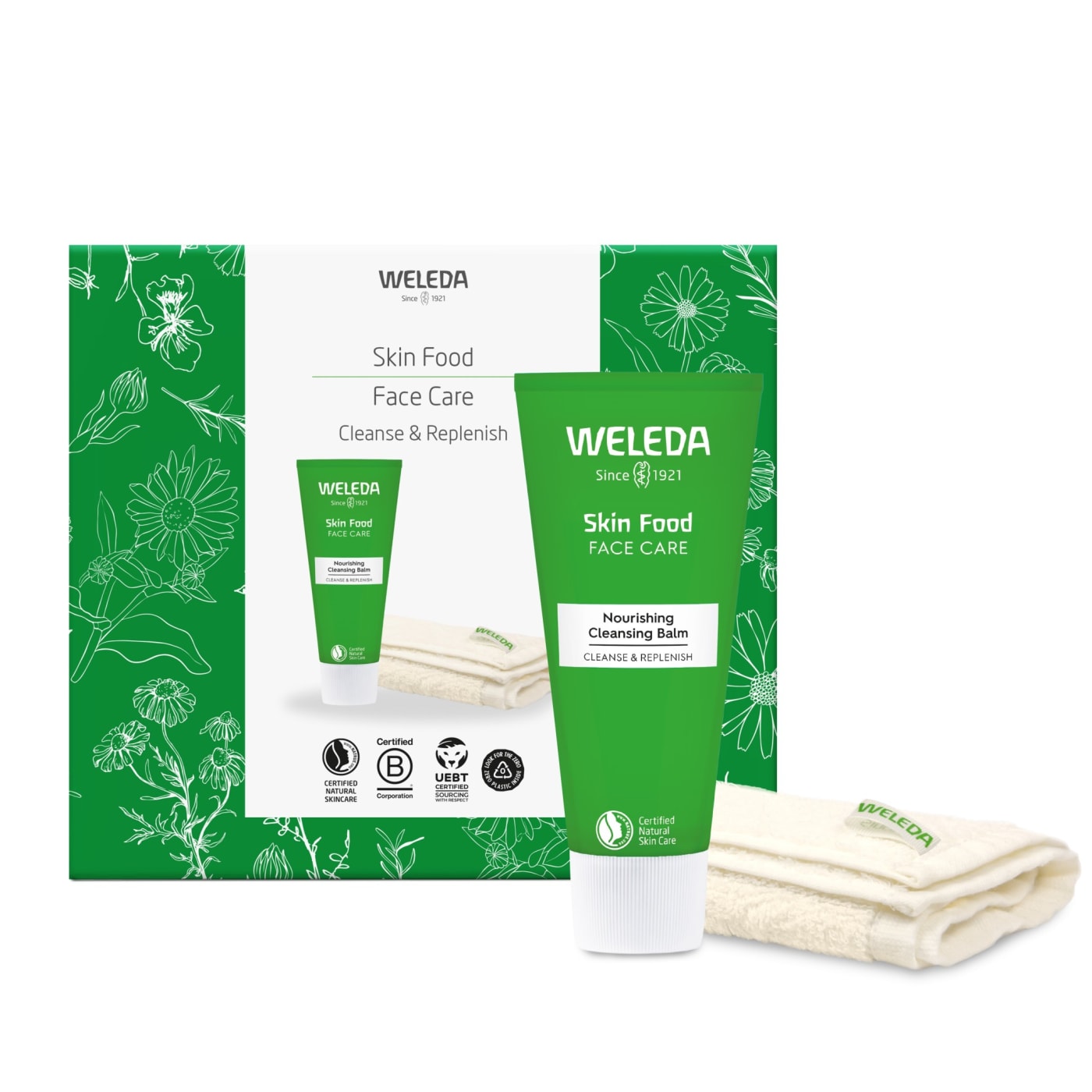 WELEDA SKIN FOOD CLEANSING SET 2PC 04/26