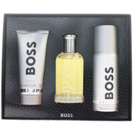 Hugo Boss Boss Bottled Gift Set 3pc 100ml EDT Spray, 100ml Shower Gel & 150ml Deodorant Spray)