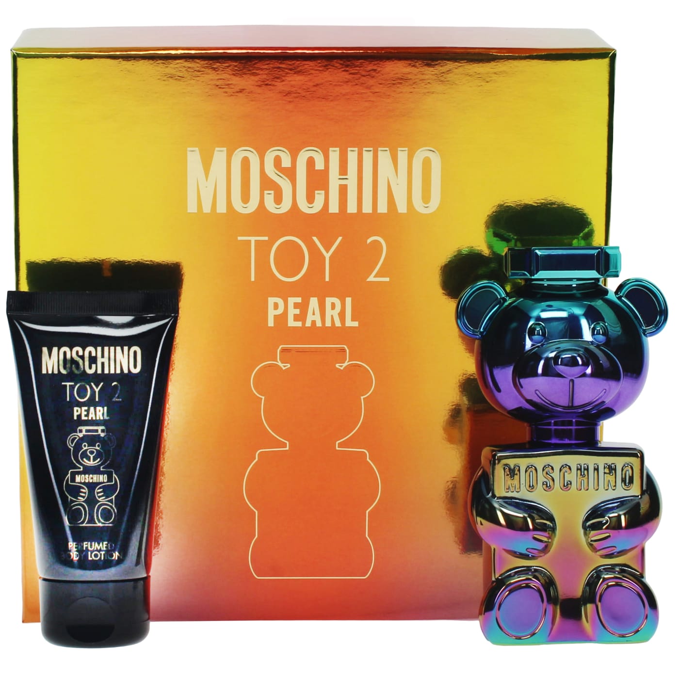 MOSCHINO TOY 2 PEARL G/SET 2PC
