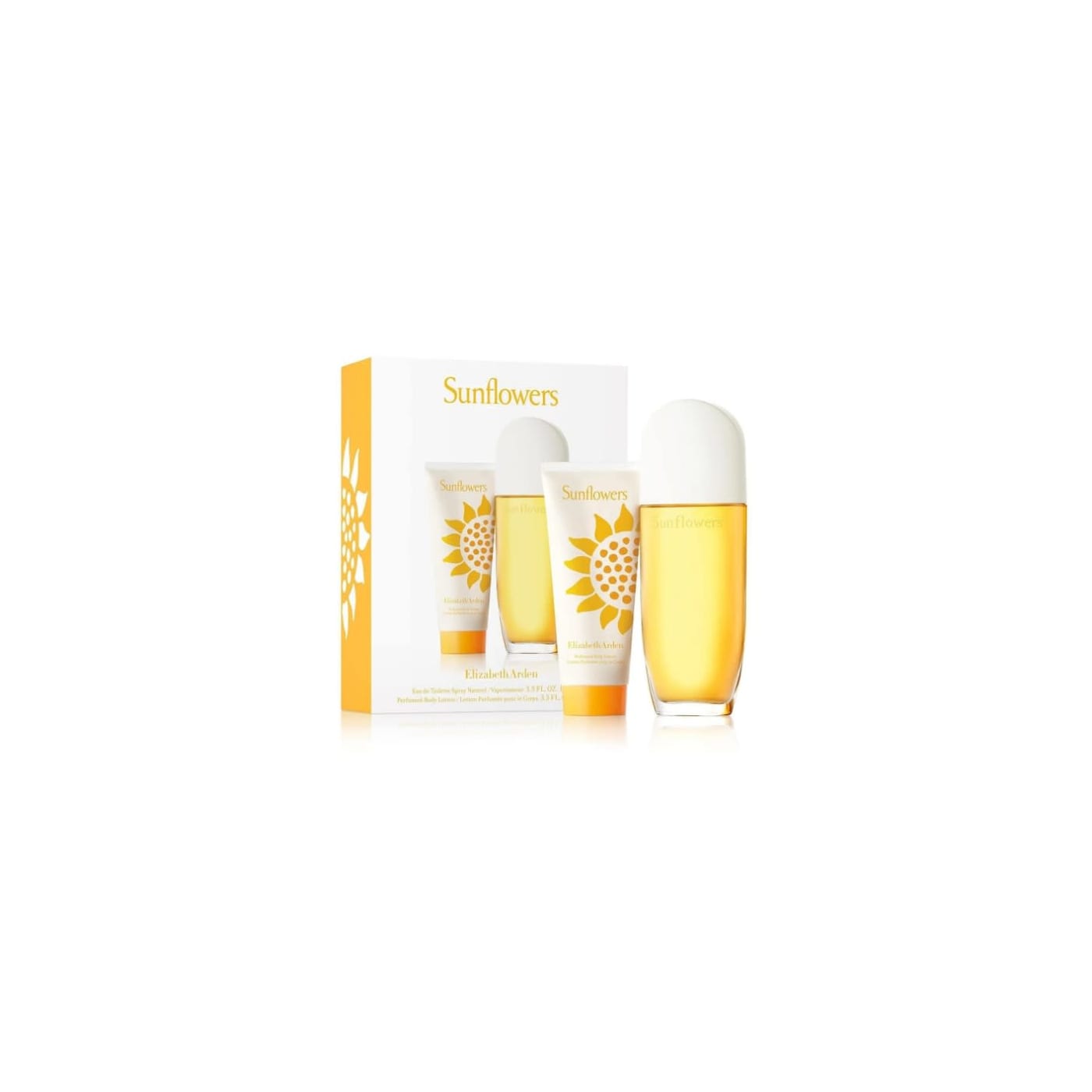 Elizabeth Arden Sunflowers Set 2pc (100ml EDT Spray & 100ml Perfumed Body Lotion)