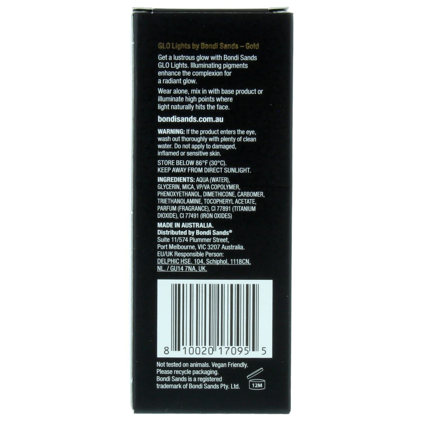 Bondi Sands Glo 25ml Highlighting Cream Gold Lights