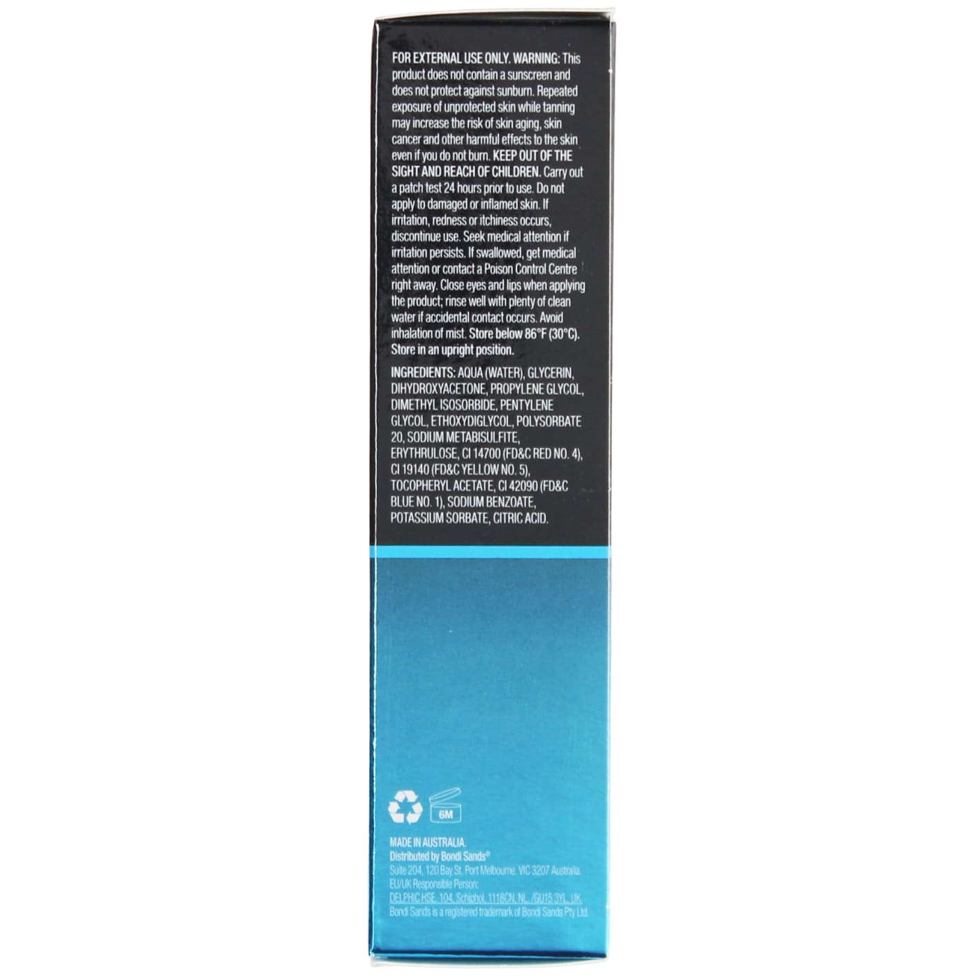Bondi Sands 70ml Self Tanning Face Mist One Hour