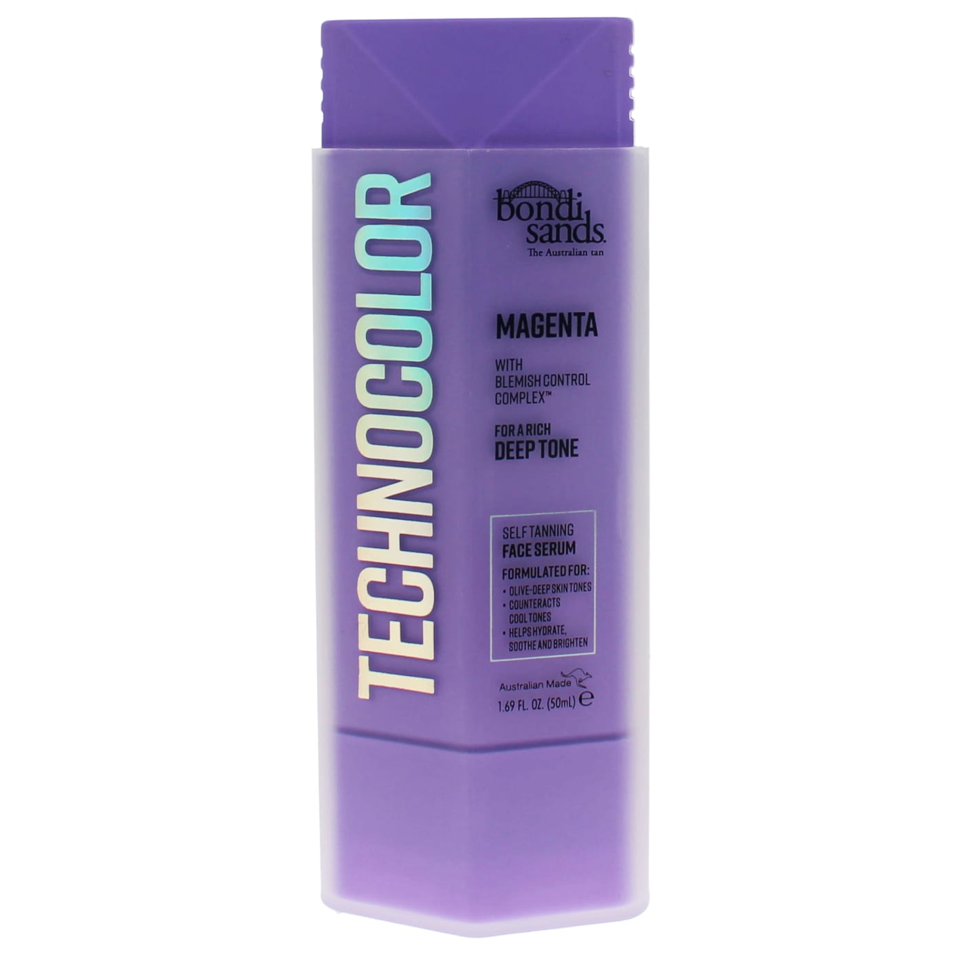 BONDI SANDS TECHNOCOLOR 50ML SELF TANNING FACE SERUM MAGENTA BS127