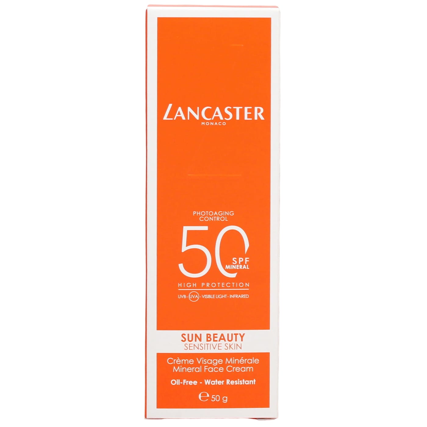 Lancaster Sun Beauty 50ml Face Cream Mineral SPF 50