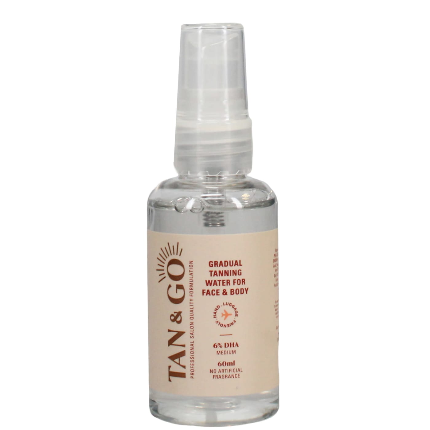 TAN&GO 60ML GRADUAL FACE&TAN SPRY L/MED
