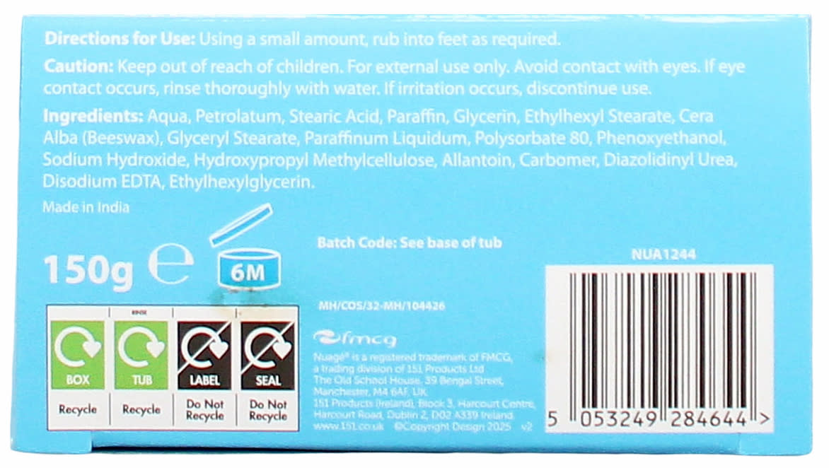 ACTIVE FEET 150G FOOT CREAM TOUGH