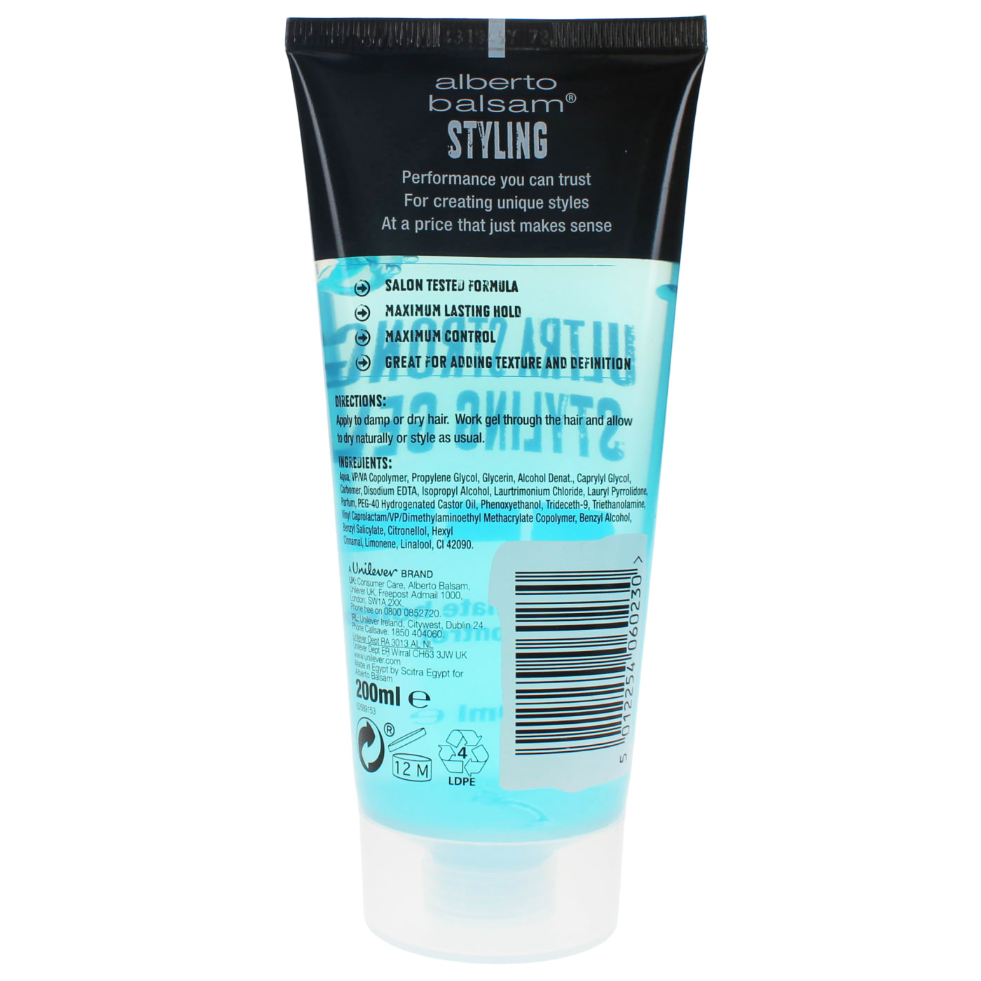 Alberto Balsam 200ml Gel Ultra Strong