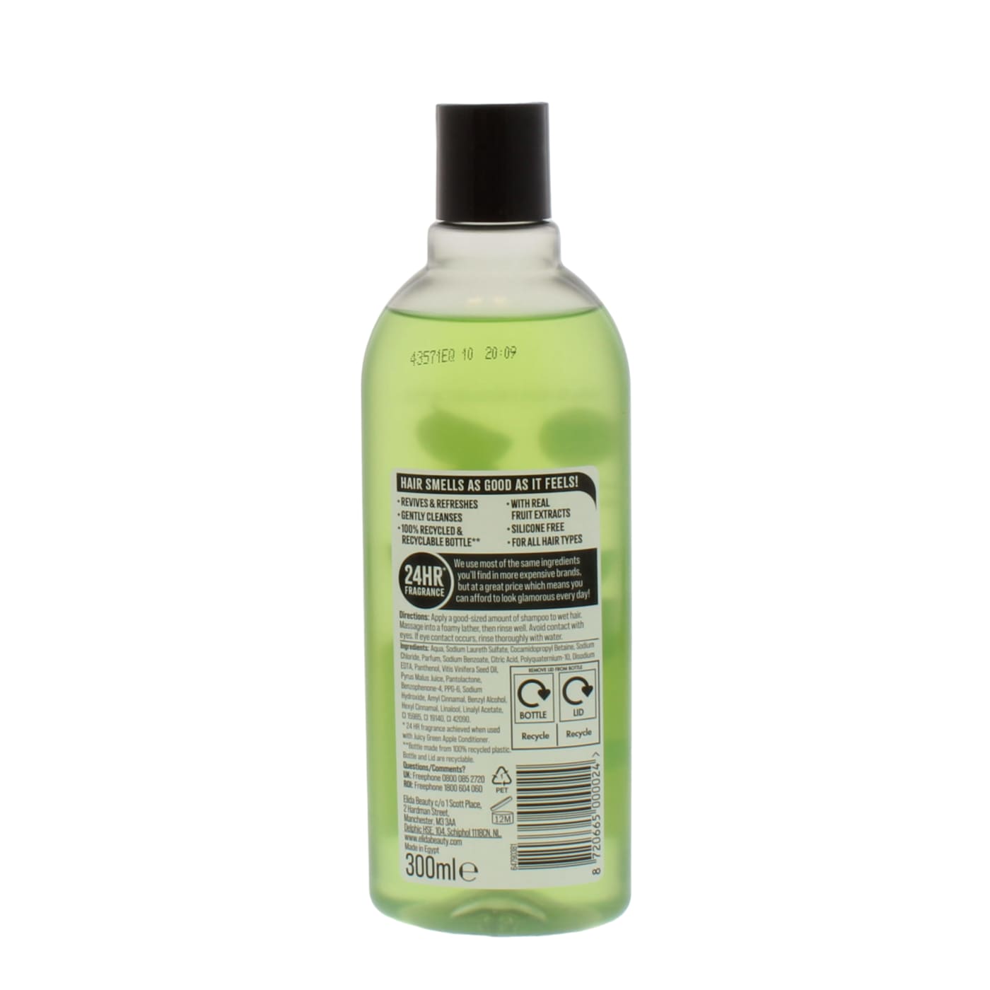 ALBERTO BALSAM 300ML SHAMPOO GREEN APPLE
