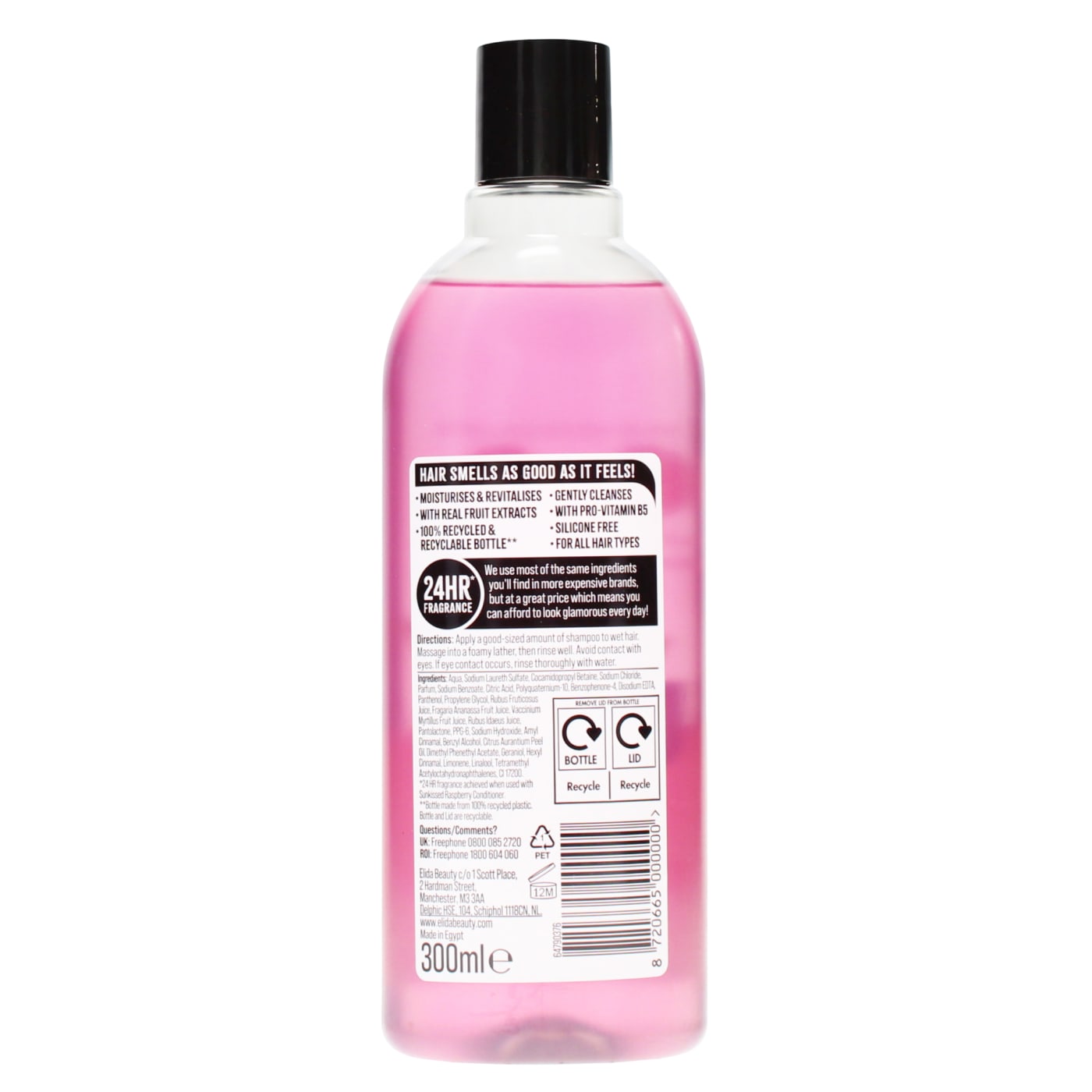 ALBERTO BALSAM 300ML S/POO RASPBERRY