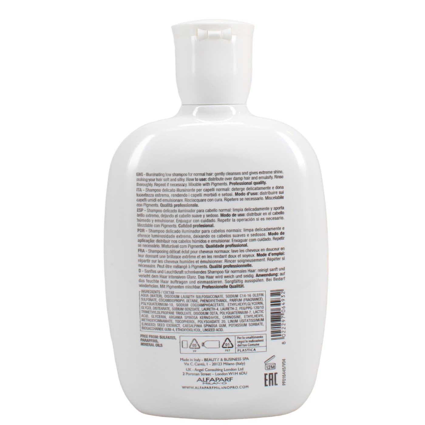 ALFAPARF 250ML S/POO DIAMOND ILLUMINAT