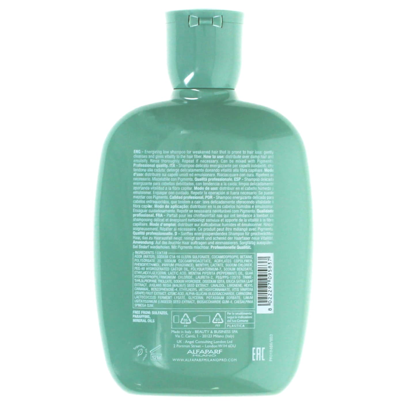 ALFAPARF 250ML S/POO SCALP RENEW ENERGY