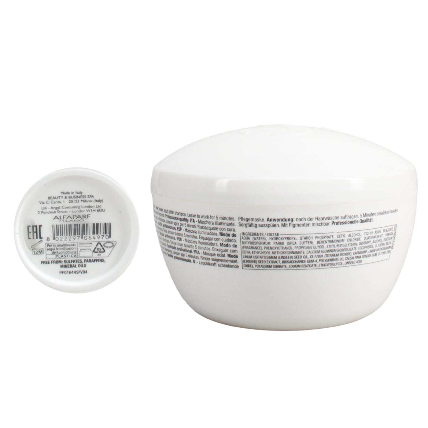 ALFAPARF 200ML DIAMOND ILLUMINATING MASK