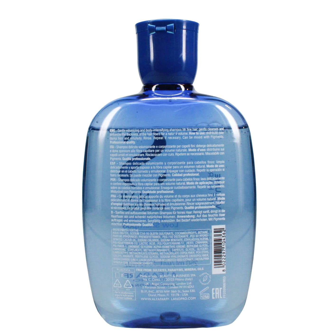 ALFAPARF SDL 250ML S/POO VOLUMISING