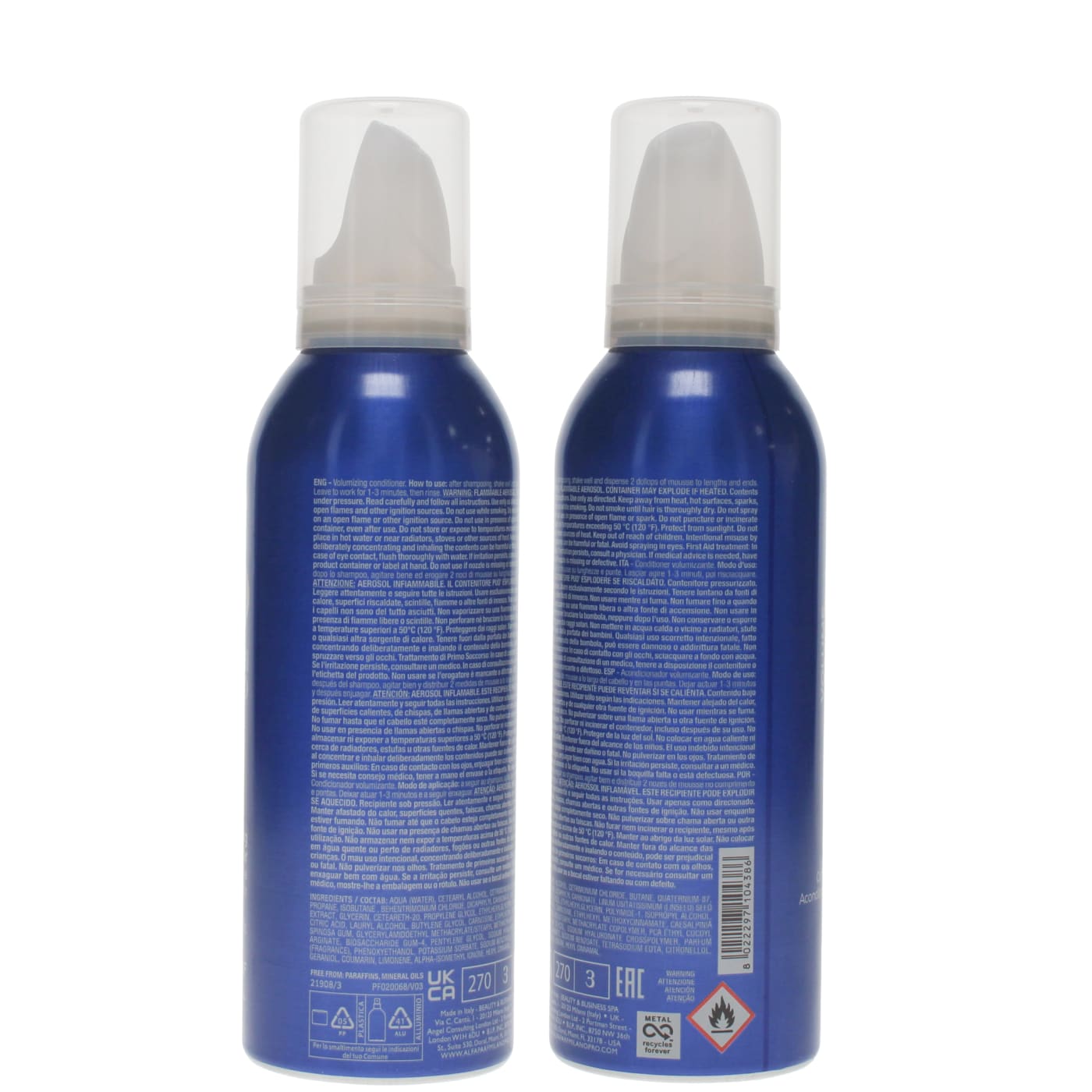 ALFAPARF 200ML COND MOUSSE SDL VOLUM