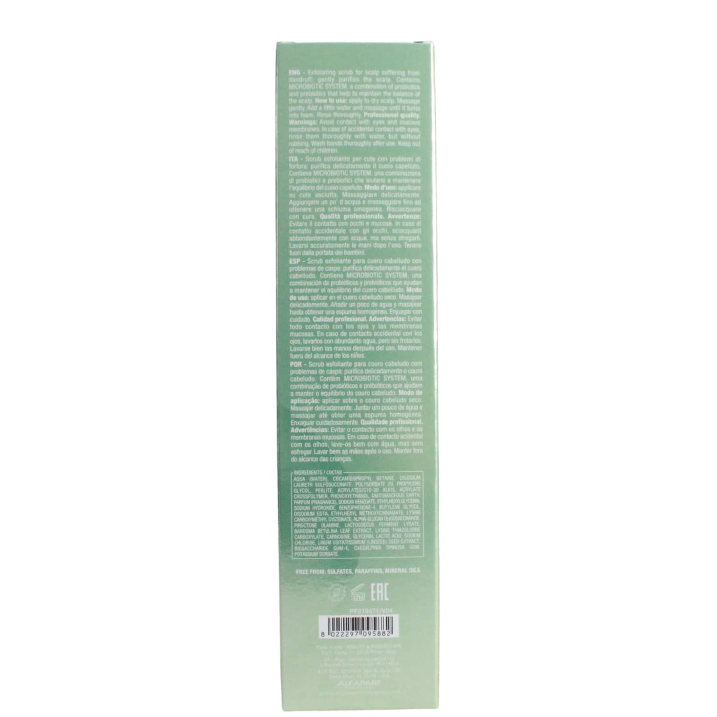 ALFAPARF 150ML GENTLE EXFO SCRUB SCALP