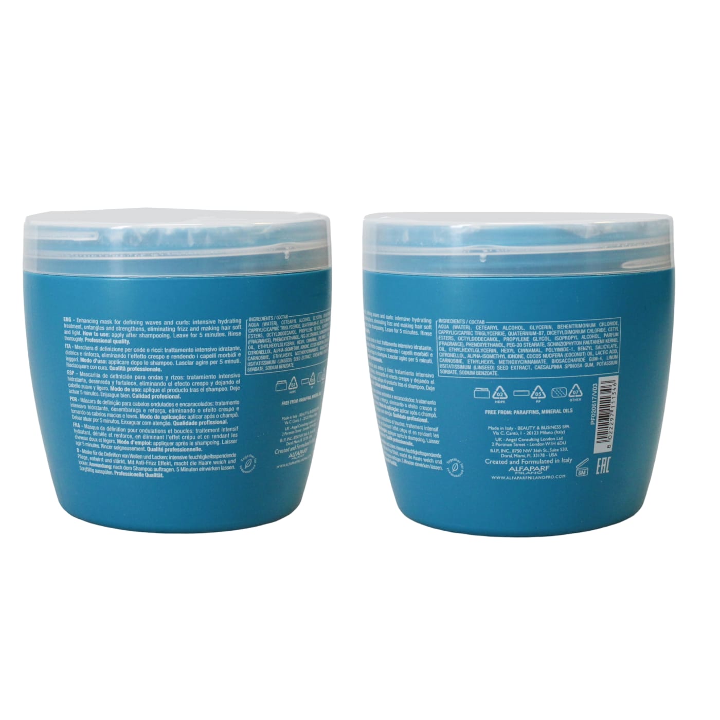 ALFAPARF SEMI DI LINO 500ML CURL MASK