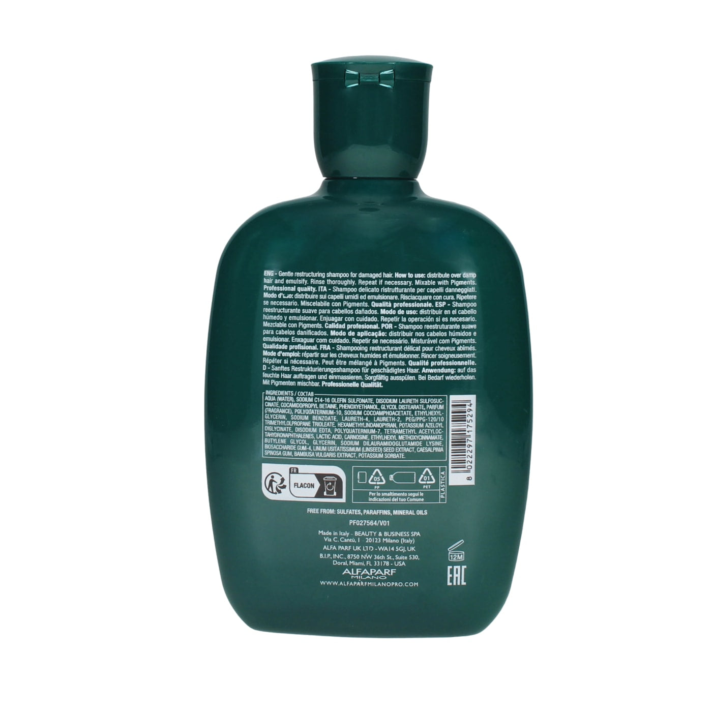 ALFAPARF 250ML SHAMPOO RECONSTRUCT REP