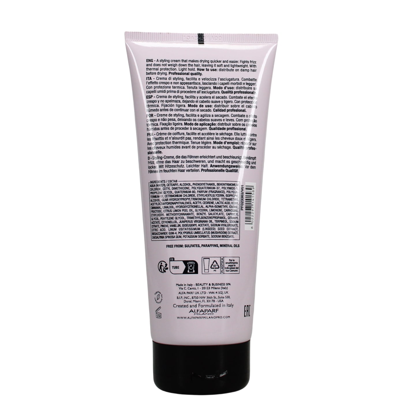 ALFAPARF SEMI DI LINO 200ML STYLE & CARE BLOW DRY CREAM