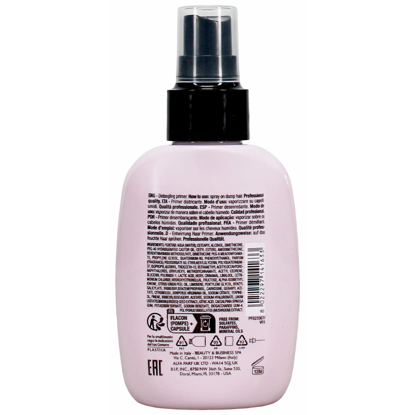 ALFAPARF SEMI DI LINO 125ML STYLE & CARE DETANGLING PRIMER