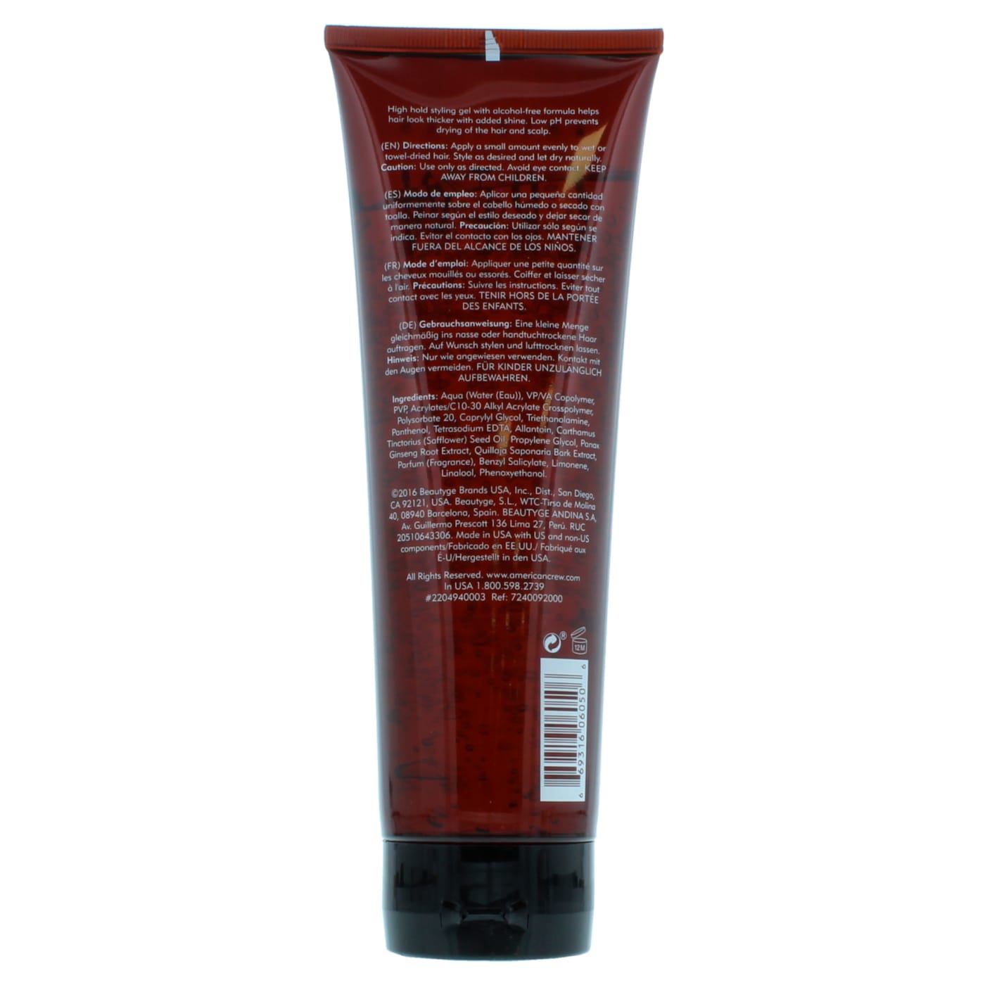 AMERICAN CREW 250ML STYLING GEL FIRM