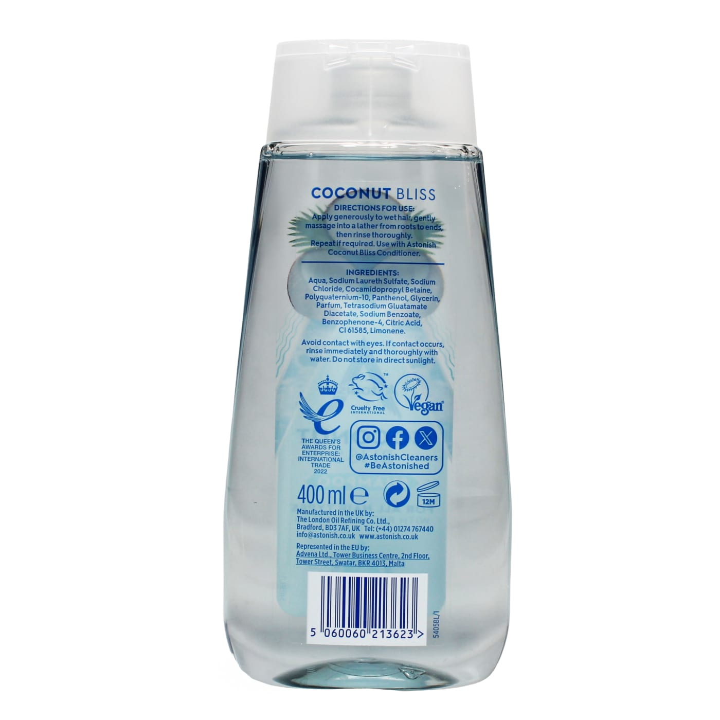 ASTONISH 400ML S/POO COCONUT 11/28