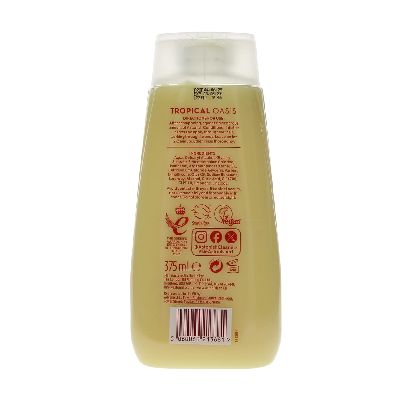 ASTONISH 375ML COND TROPICAL 04/29