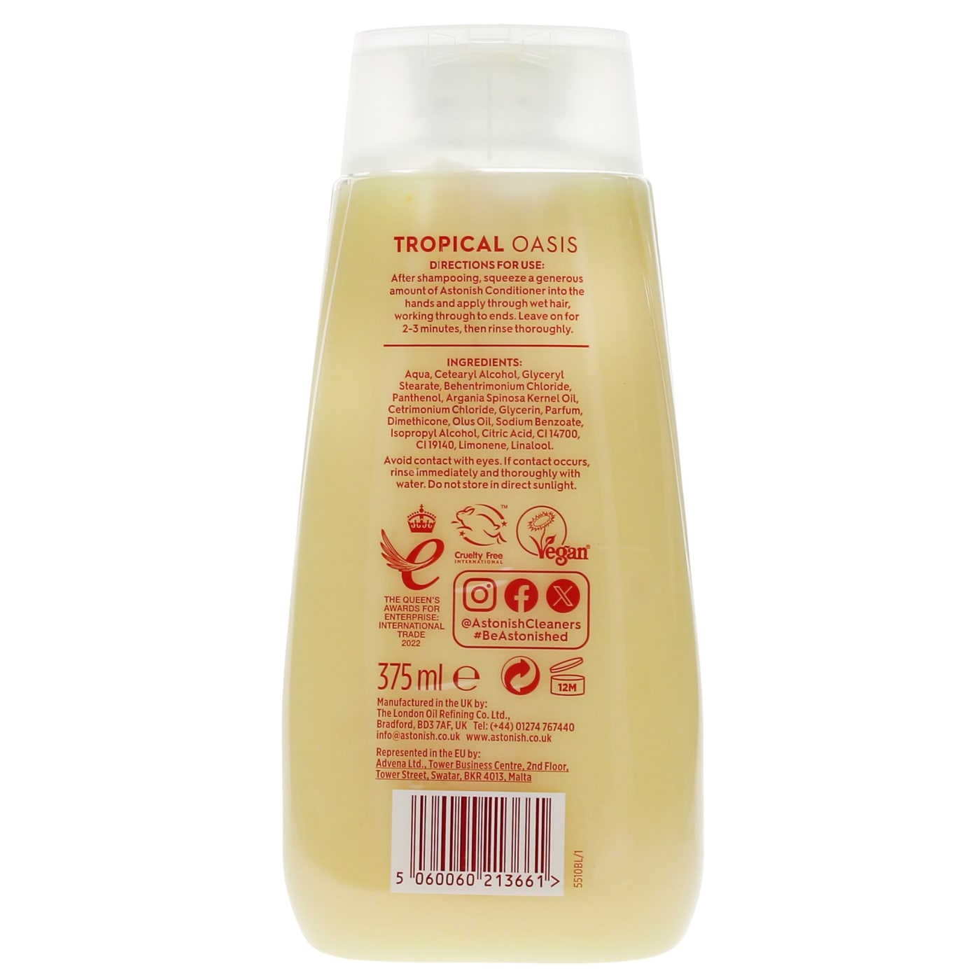 Astonish 375ml Conditioner Tropical