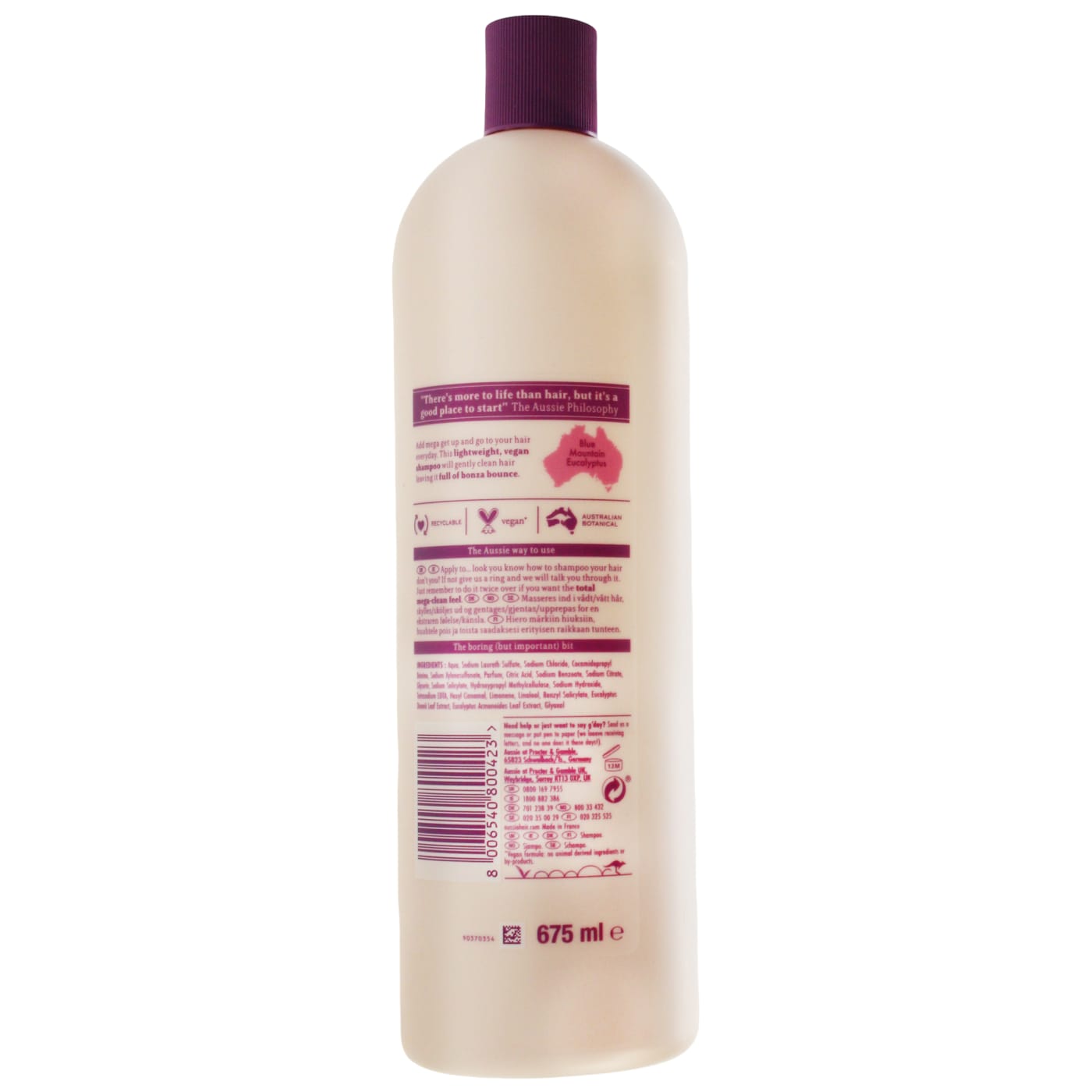 Aussie 675ml Shampoo Mighty Mega