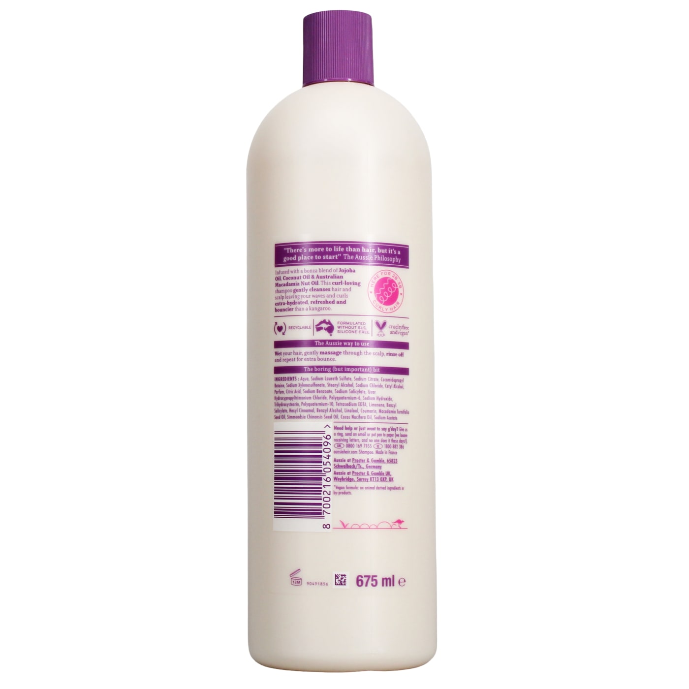 Aussie 675ml Shampoo Bouncy Curls