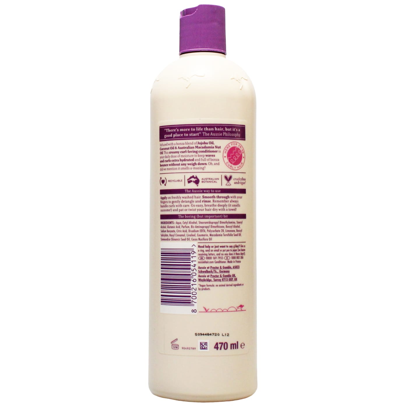 Aussie 470ml Conditioner Bouncy Curls