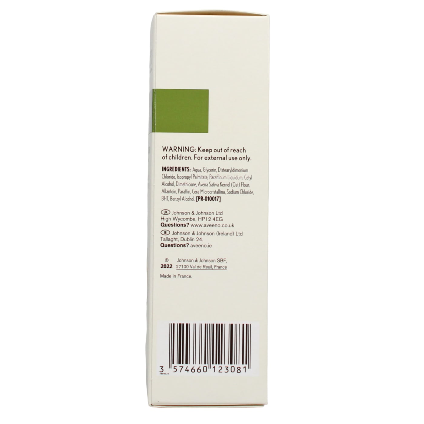AVEENO 100ML MOISTURISING CREAM DRY