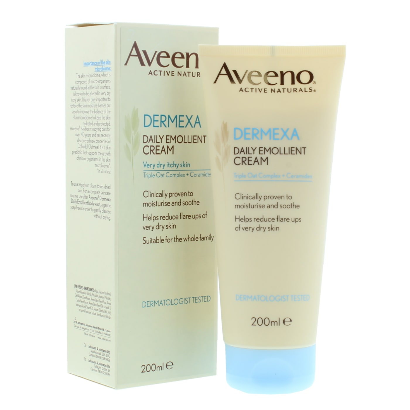AVEENO DERMEXA 200ML EMOLLIENT CREAM
