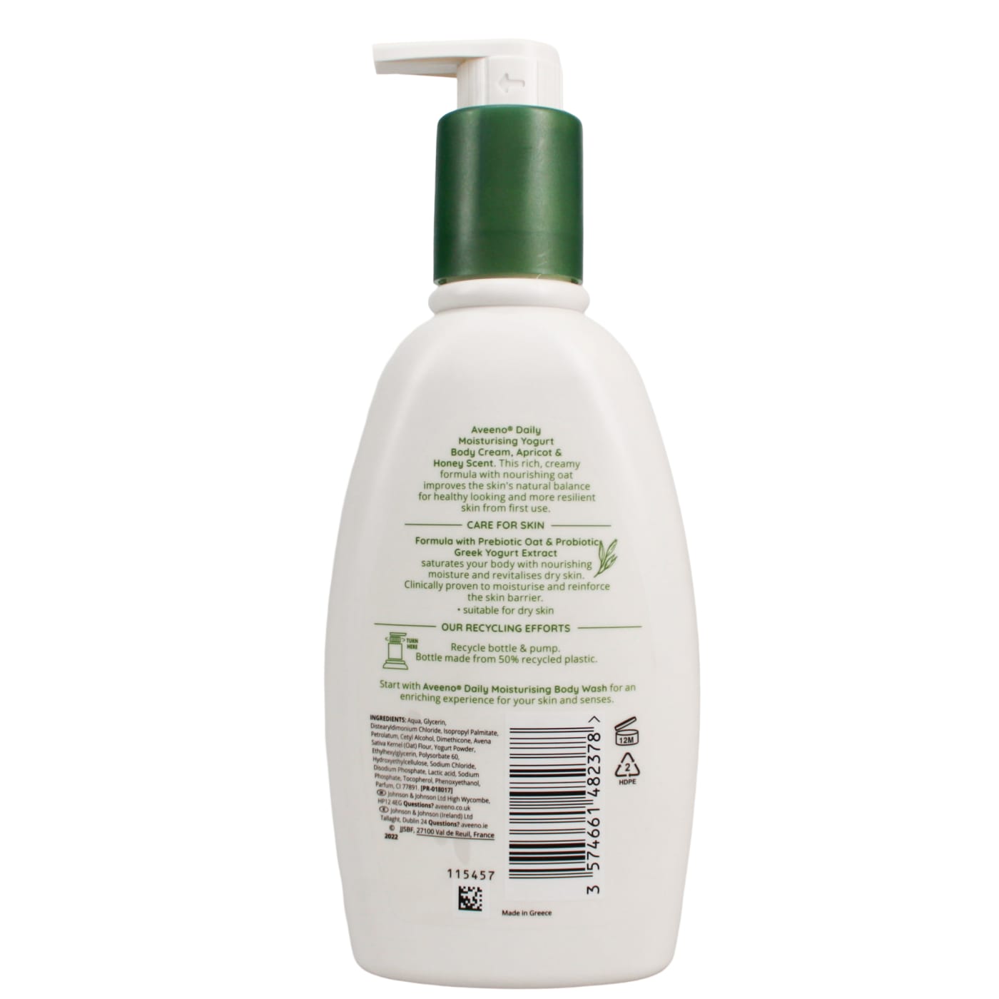 AVEENO 300ML YOGHURT LOTION APRIC