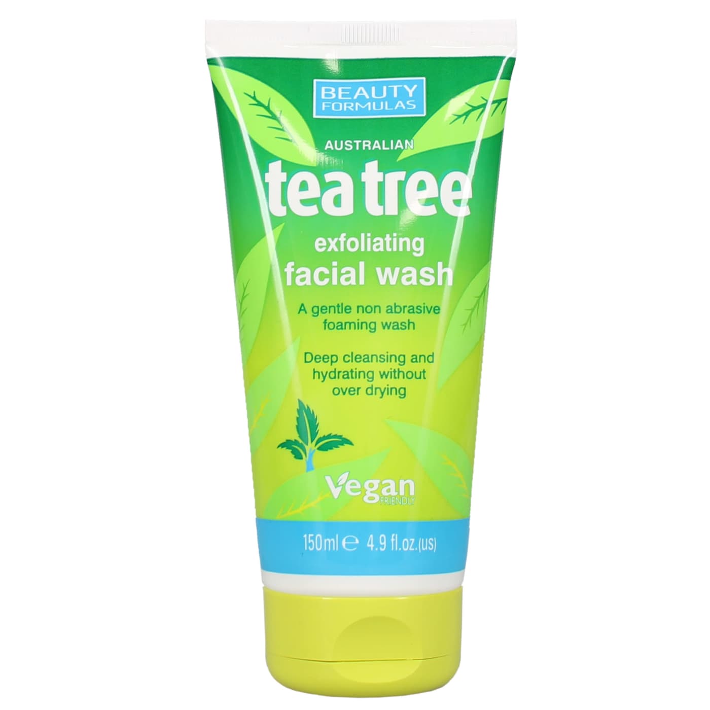 BEAUTY FORMULAS T.TREE 150ML F/WASH EXFO
