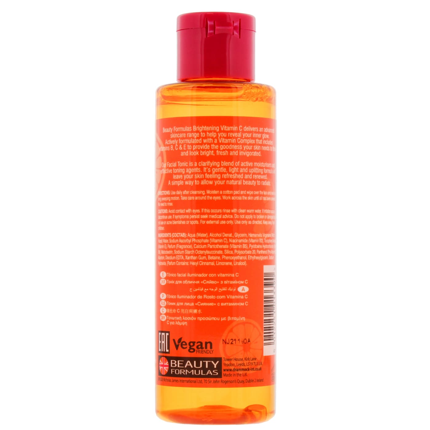 BEAUTY FORMULAS VIT C 150ML FACIAL TONIC