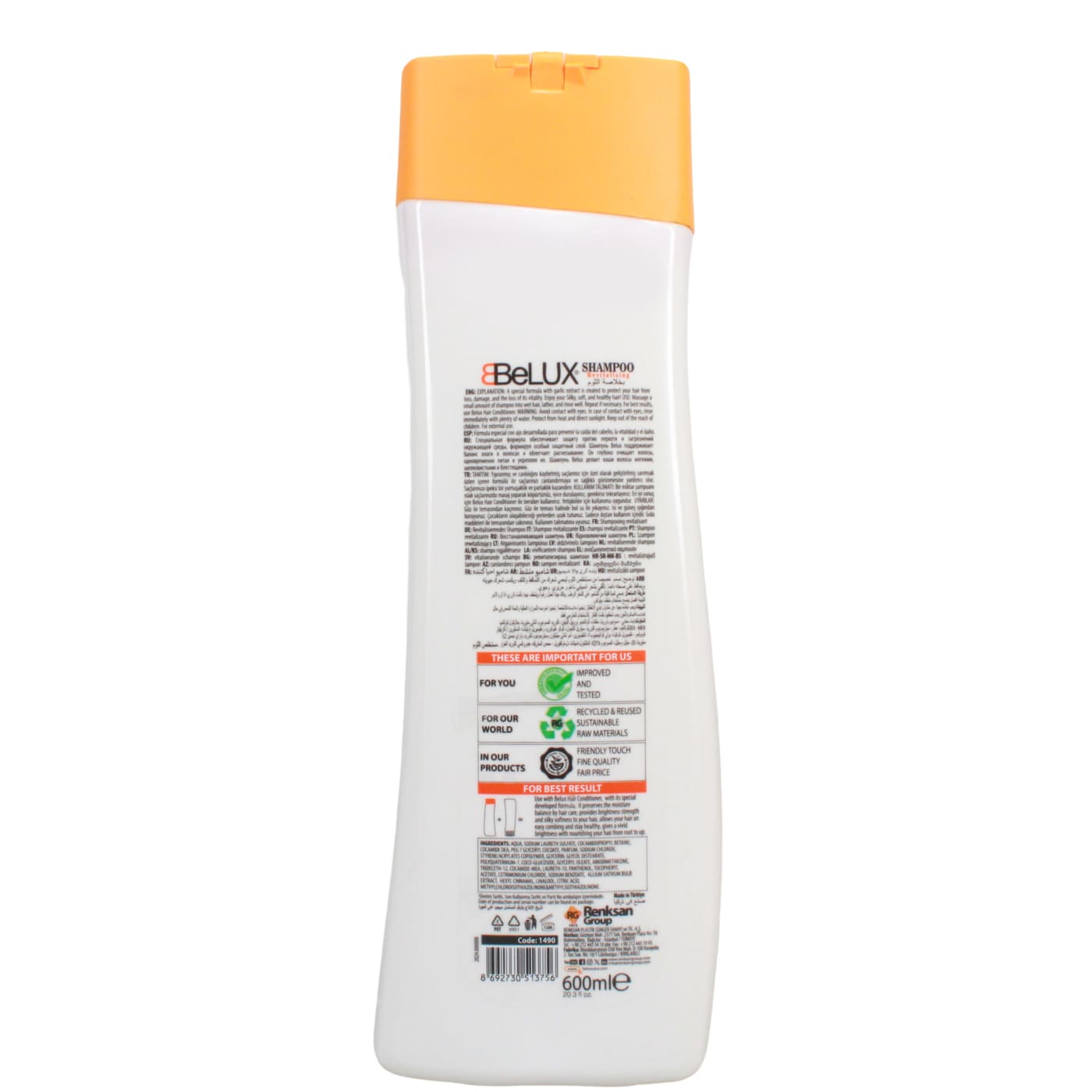 BELUX 600ML S/POO REVITALISING 06/27