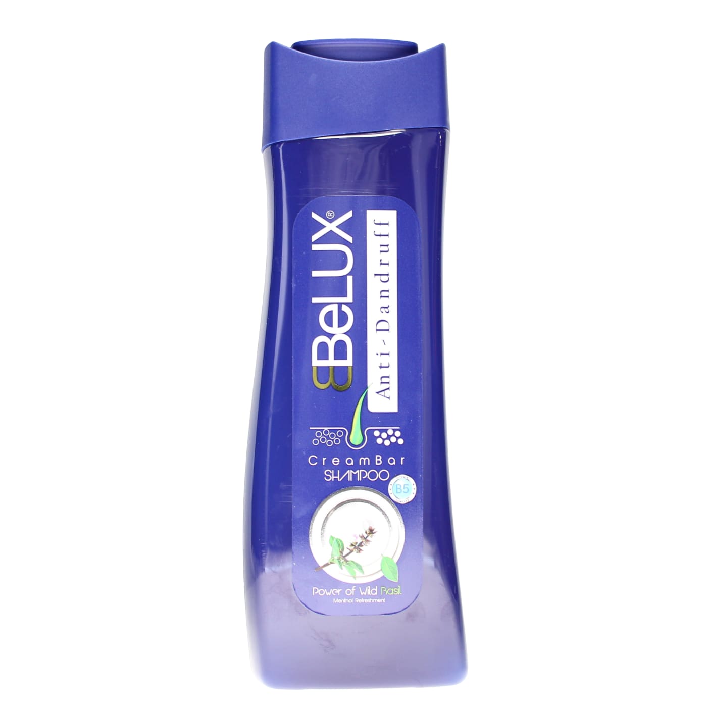 BELUX 600ML SHAMPOO ANTI-DANDRUFF WILD BASIL & MENTHOL 10/27 06/28