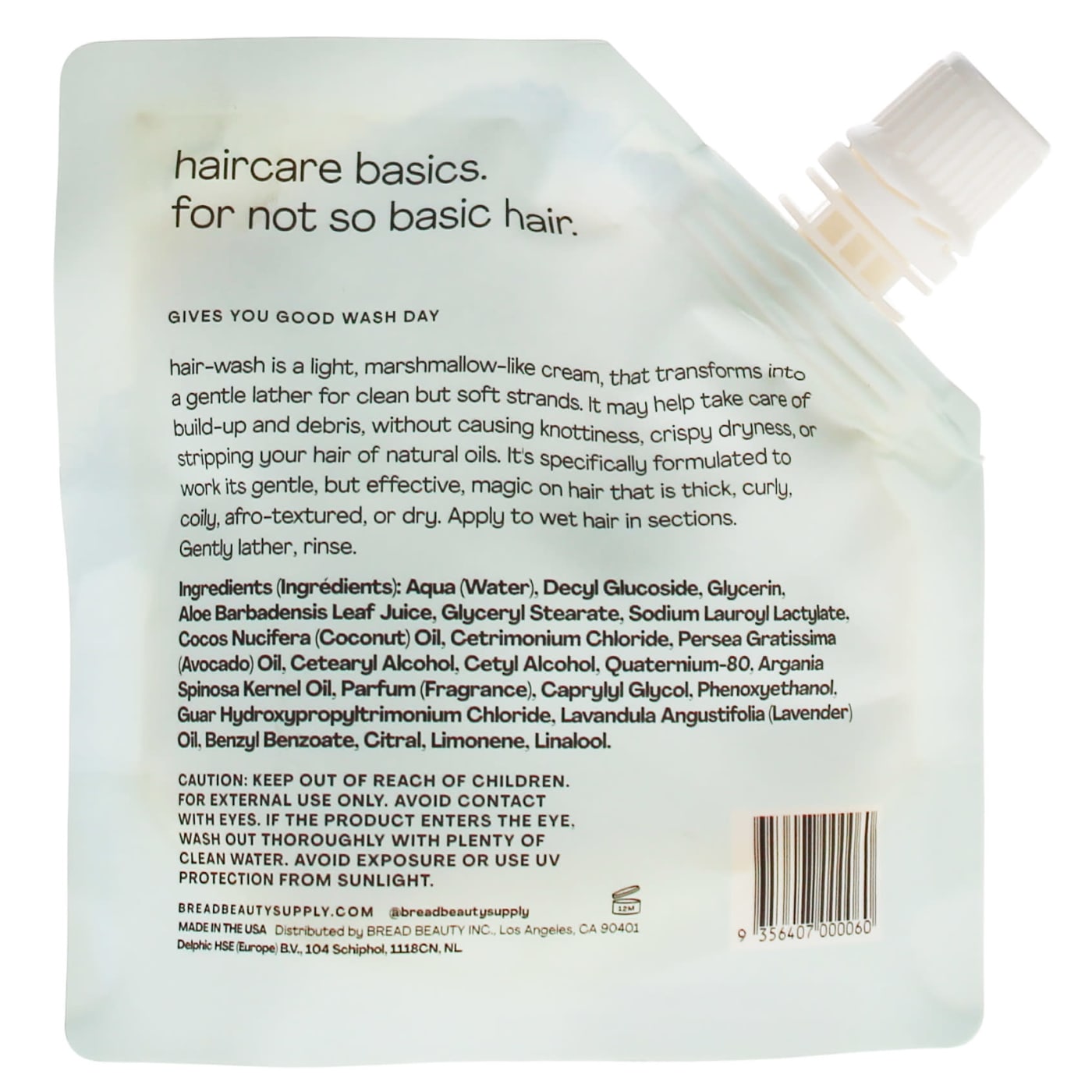 Bread 100ml Hair Wash Milky Hair Cleanser