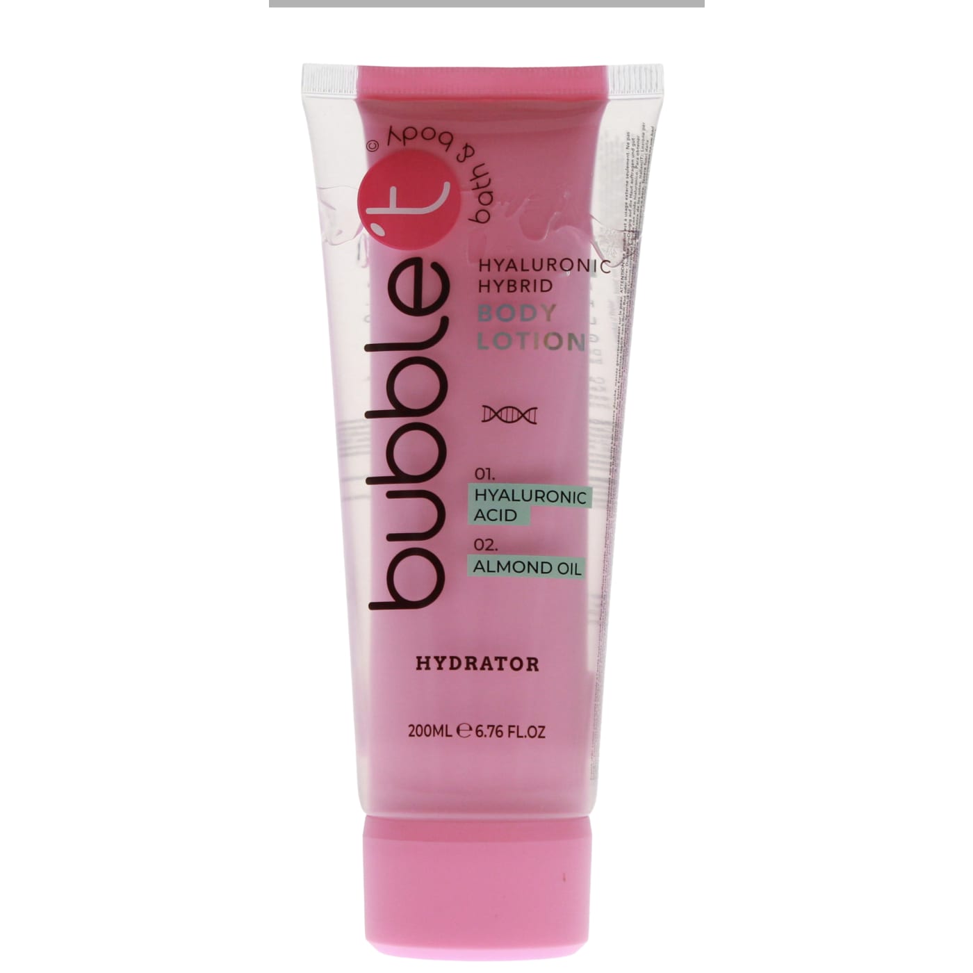 BUBBLE T 200ML B/LOTION HYALURONIC 10/28