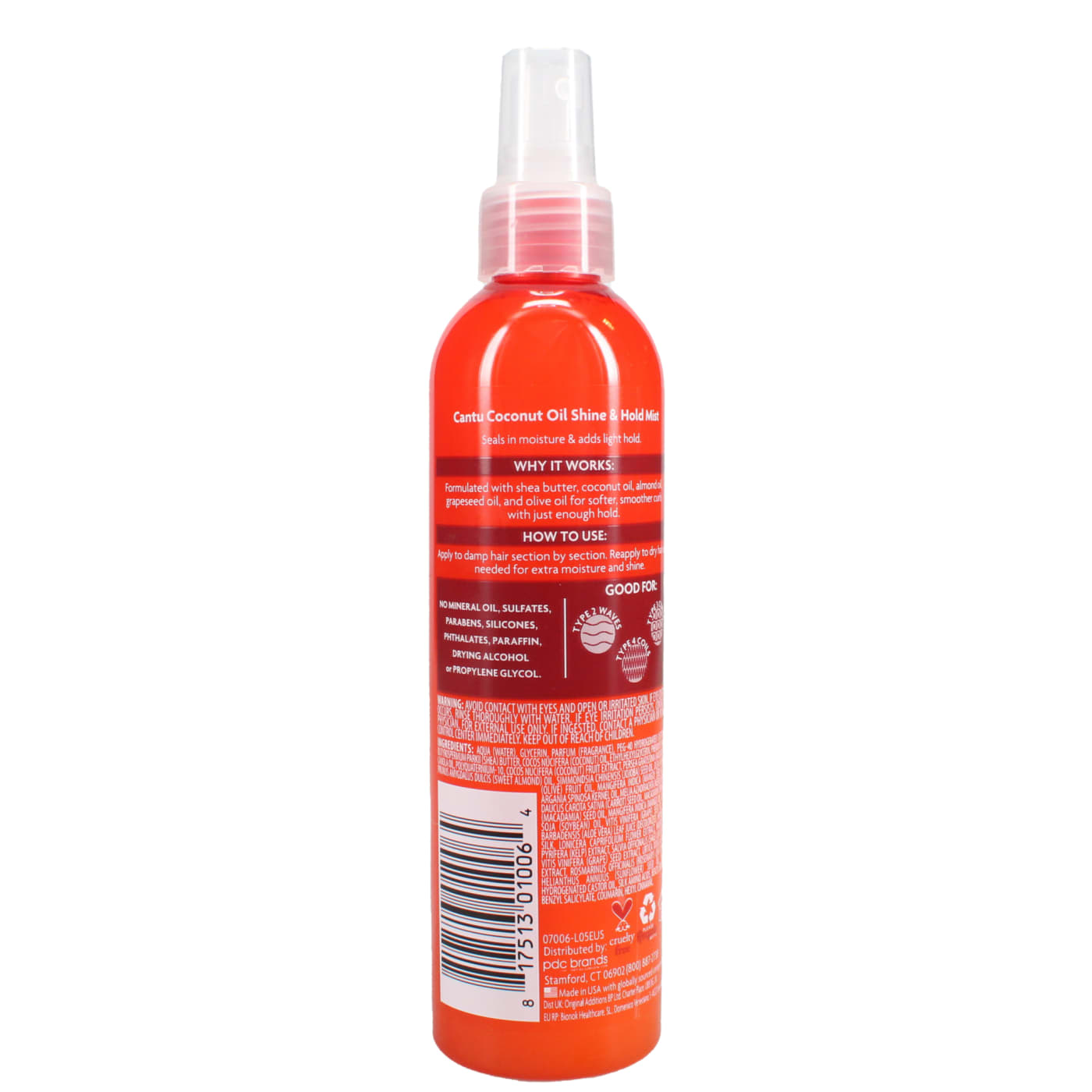 CANTU 237ML C/NUT OIL MIST SHEA BUTTER