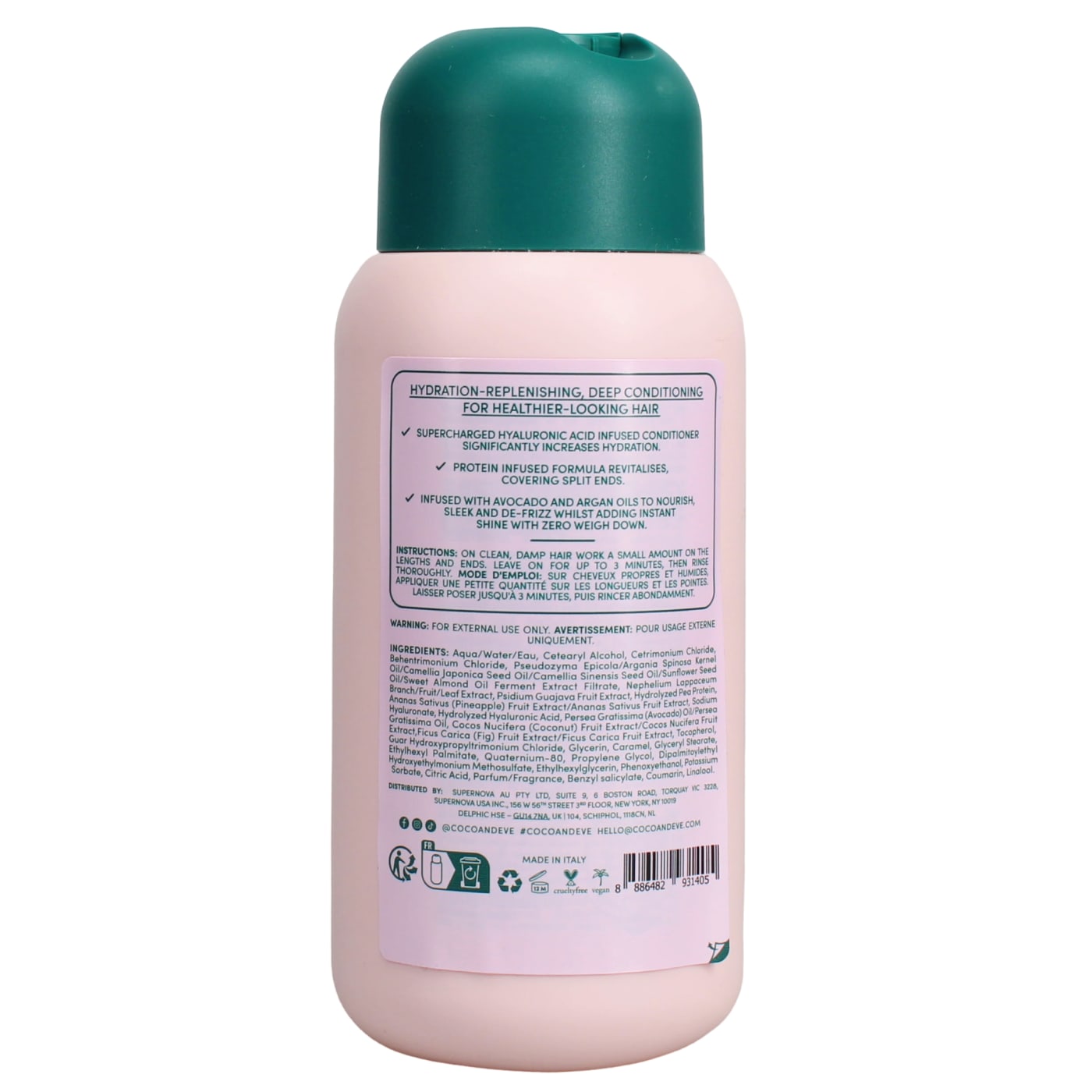 COCO & EVE LIKE A VIRGIN 280ML CREAM CONDITIONER SUPER HYDRATING