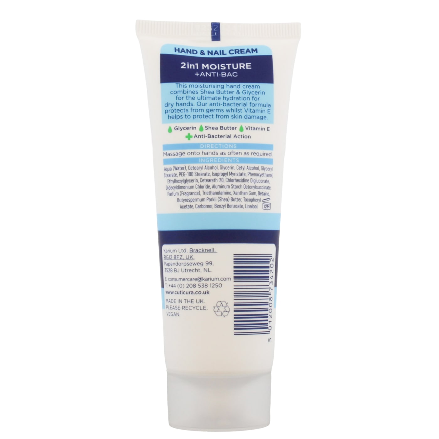 CUTICURA 75ML 2IN1 H&N CREAM MOISTURE
